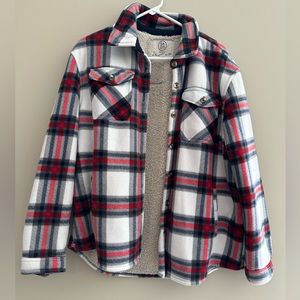 Sage collective fleece jacket